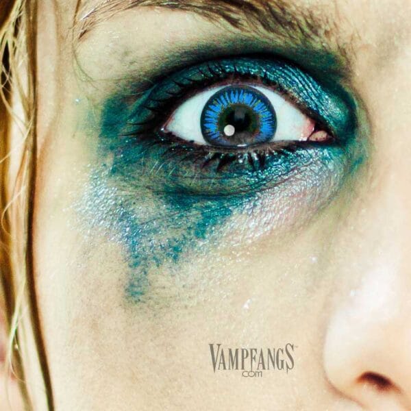 Vampfangs blue colormax-halloween cosmetic contact lenses