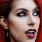 Vampfangs – Red Vampire Contact Lenses by GOTHIKA