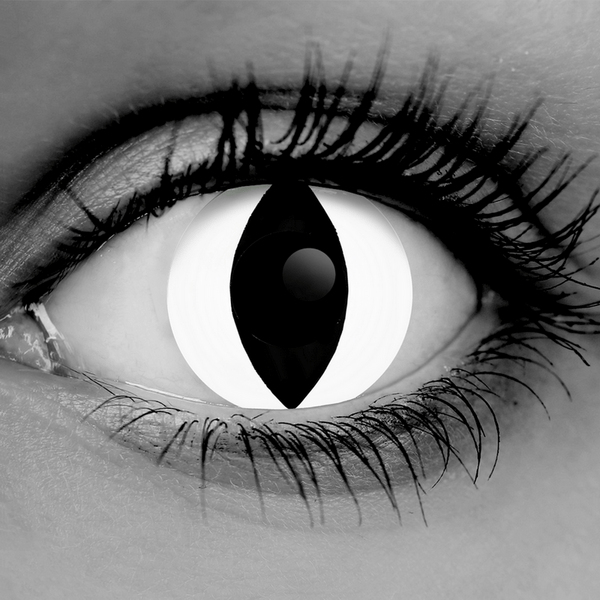 GOTHIKA White Cat Eye Contact Lenses