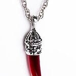 Royal Eternal Blood Vial Fang Necklace