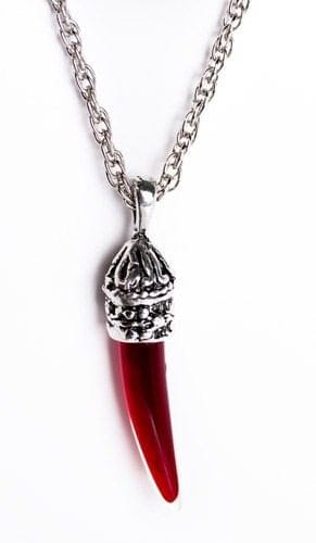 Royal Eternal Blood Vial Fang Necklace