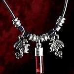 Guardian Dragons Blood Vial Test Tube Necklace