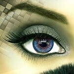 Blue Rain Cosmetic Glamour Contact Lenses  – Bella – Pair