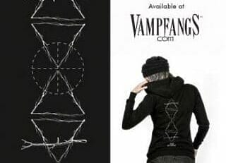 Dark Alchemy Apparel available at Vampfangs. Representation of the 4 elements, plus Ether. We call this our Elemental Hoodie.