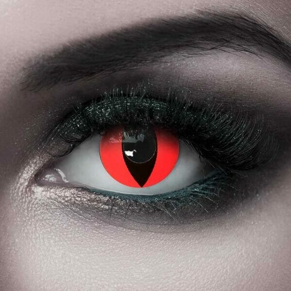 GOTHIKA Red Cat Eye Contact Lenses