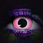 Pink UV Glow - Rave Contact Lenses - Pair