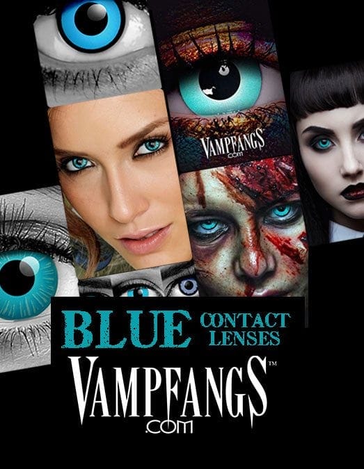 Blue Contacts - Blue Contact Lenses - Vampfangs