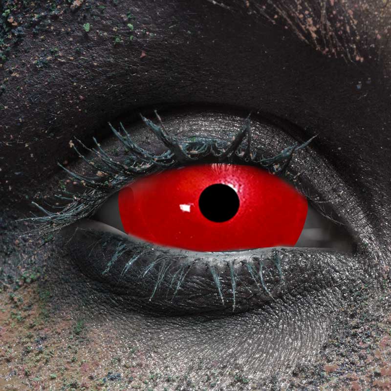 red contact lenses full eye
