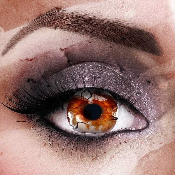 Toric Zombie Infection Contact Lenses