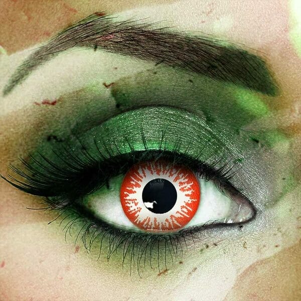 Toric Red Zombie Undead Contact Lenses