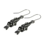 Vampfangs-bat-silver-pewter-earrings-2