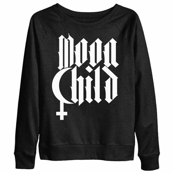 BlackCraft Cult Moon Child Women's Scoop Neck Sweater
