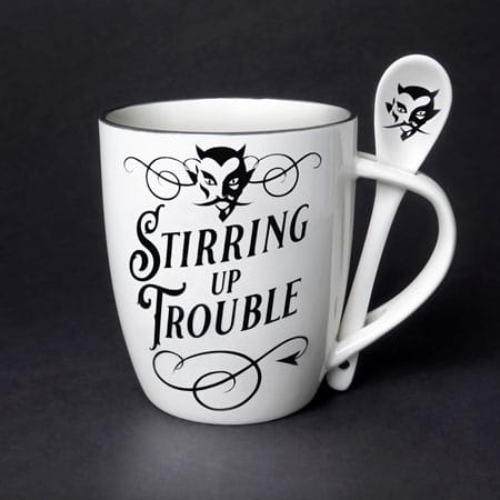 Stirring Up Trouble Coffee Mug & Spoon - Alchemy of England
