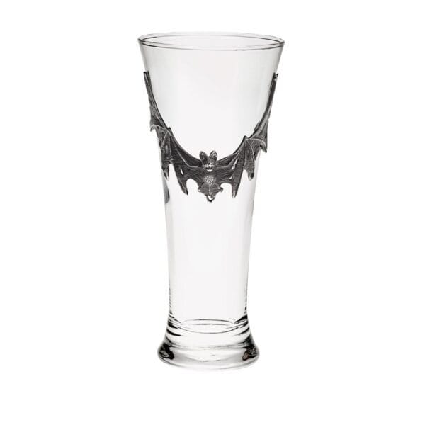 Villa Deodati Beer Glass with Pewter Bat