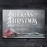 Hand Poured Dickens’ Christmas Candle - 100% Soy 9 oz.