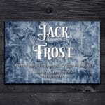 Hand Poured Jack Frost Candle – 100% Soy 9 oz.