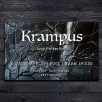 Hand Poured Krampus Candle – 100% Soy 13 oz.