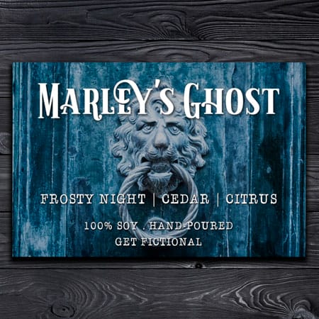 Hand Poured Marley’s Ghost Candle - 100% Soy 13 oz.