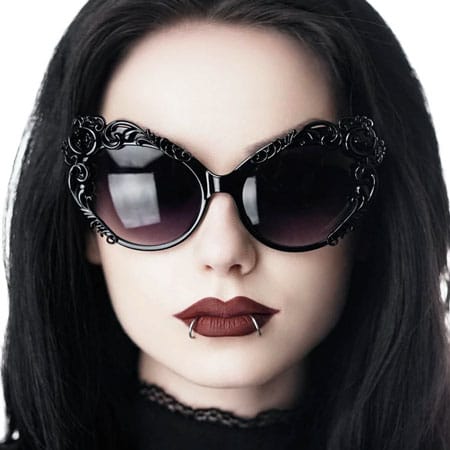 Killstar Enchantra Sunglasses with Ornate Detail