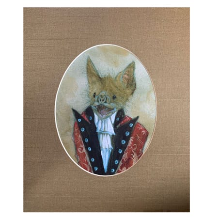 "Fools Mansion Bat" Print - Gentleman Bats
