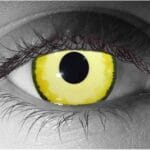 Yellow Bastard Corneal Contact Lenses – Gothika Custom – Pair
