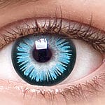 Chic Ocean Blue Colored Contacts