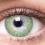 Chic Green Colored Contacts