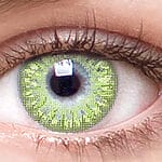 Chic Gemstone Green Colored Contacts