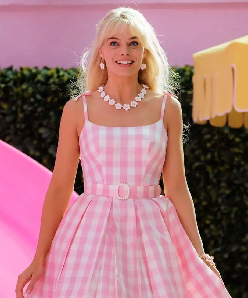 Margot Robbie in "Barbie." Jaap Buitendijk/Warner Bros.