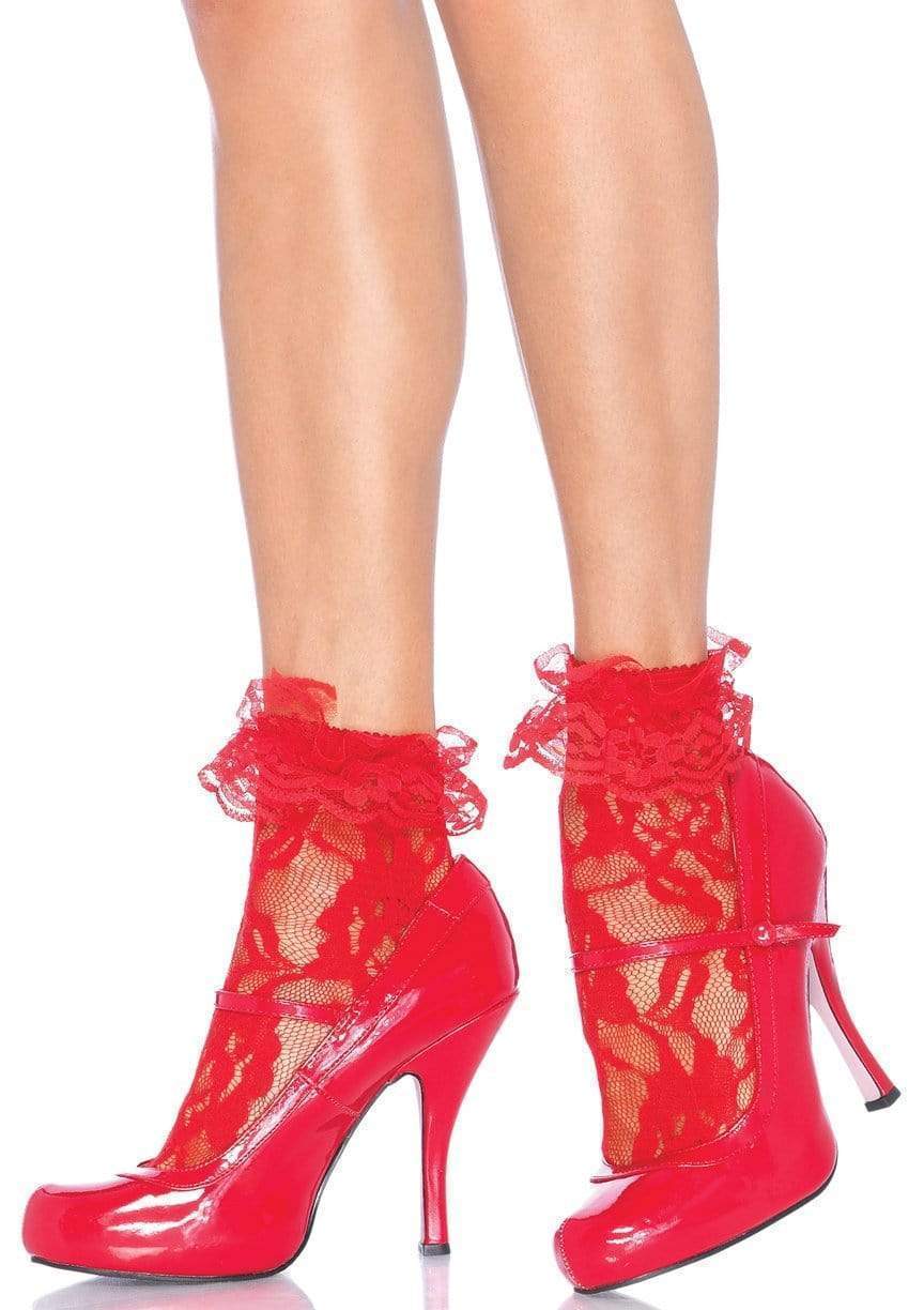 3030-red-legavenue-lace-anklet-with-ruffle